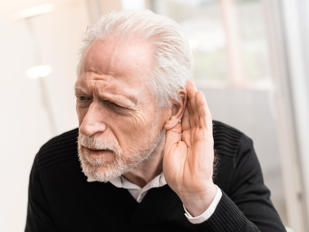 Patient learning about sensorineural, conductive, and mixed hearing loss types at Hear Today Hearing Aids in Corpus Christi, TX